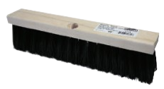 Broom for street and garage, made of polypropylene, very rigid