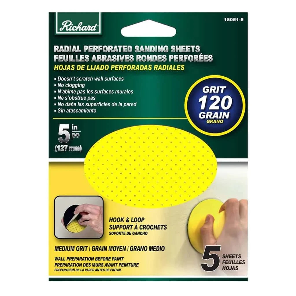 Richard - Perforated Round Sandpaper 5 inches