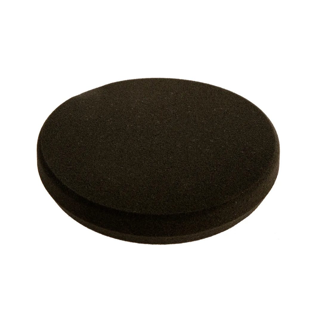 Mirka - Black flat foam polishing pad 6" x 1