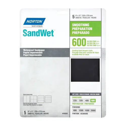 Norton - SandWet Sandpaper