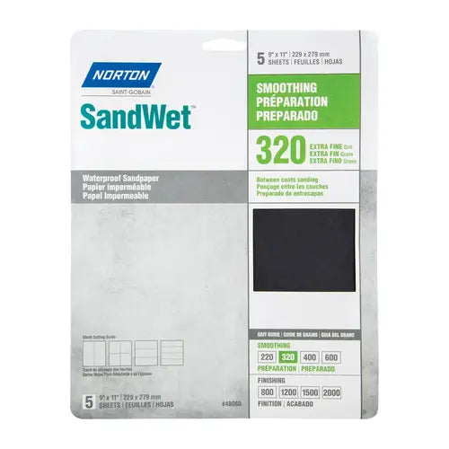 Norton - SandWet Sandpaper