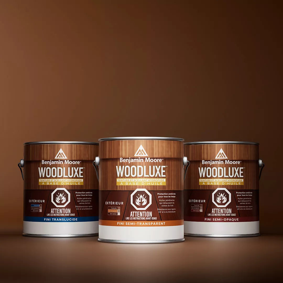 Teinture et scellant d'extérieur hydrofuge à base d’huile Woodluxe
