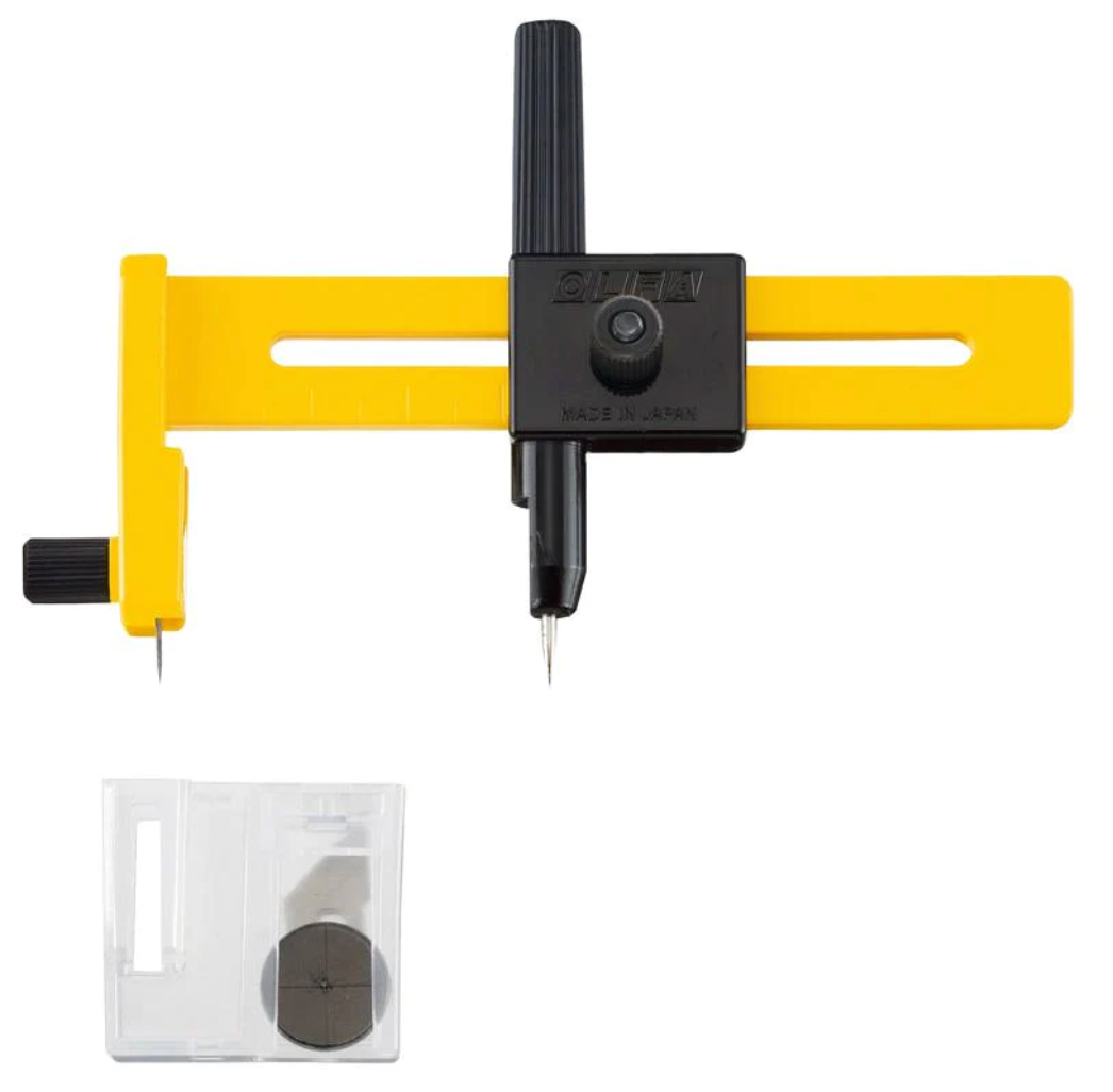 Compass circle cutter
