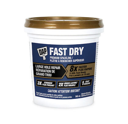 DAP Fast Dry - Plâtre à reboucher à séchage rapide haut de gamme