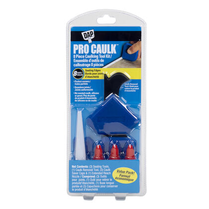DAP - Trousse de 8 outils de calfeutrage PRO CAULK