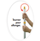 Bennett - Poles with Telescopic Handle