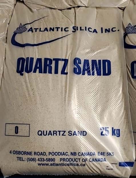 Sable de silice Grade 24 Sac de 25 kg