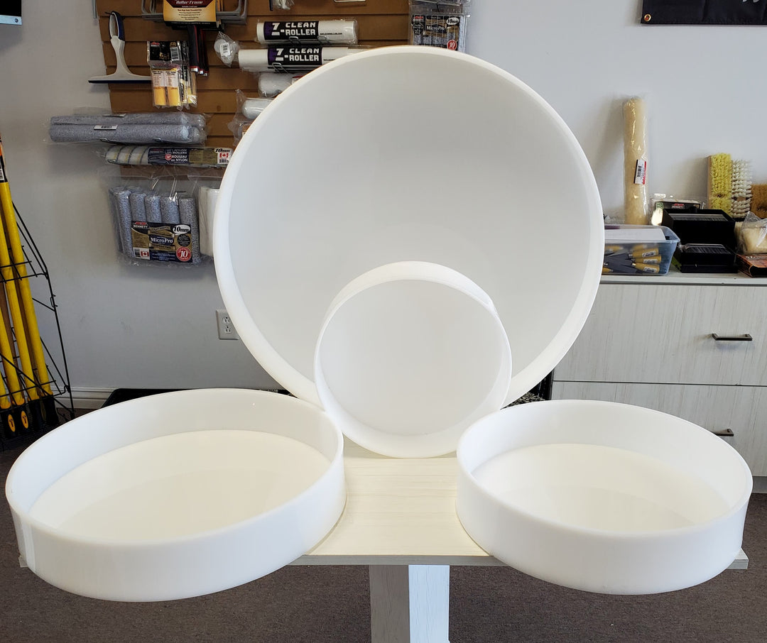 Moules ronds en HDPE pour coulage d'époxy