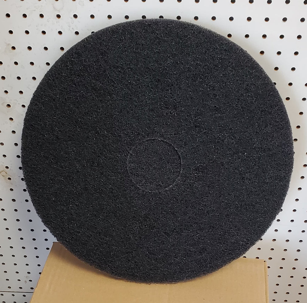 Tampons pour machine à plancher 17" Cirage (Noir)