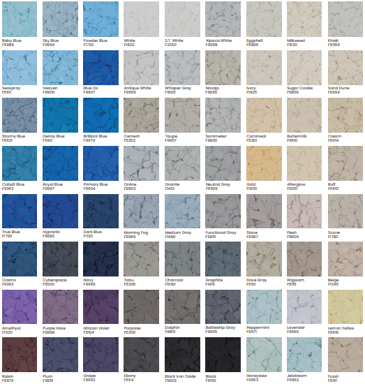 Flakes Solid Colors